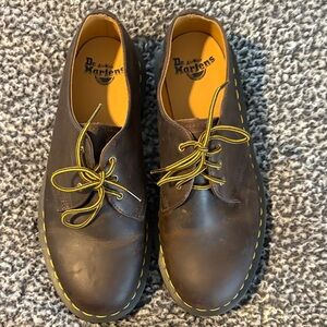 Dr. Martens Men’s size 10M/US 11 L AirWair ankle boots Brown Leather NWOT!